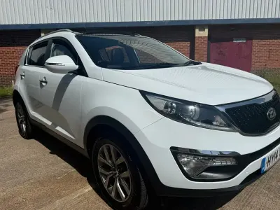 Used Kia Sportage 115 HP (84 kW) 2014 White SUV