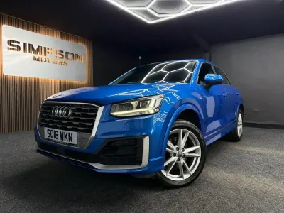 Used Audi Q2 S-Line 150 HP (110 kW) 2018 Blue SUV