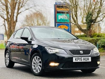 Used Seat Leon SE 110 HP (80 kW) 2015 Black Hatchback