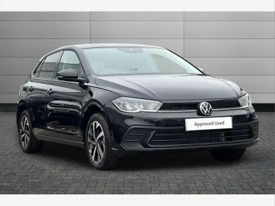 New VW Polo Match 95 HP (69 kW) 2025 Black Hatchback