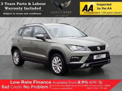 Used Seat Ateca Ecomotive 115 HP (84 kW) 2017 Green SUV