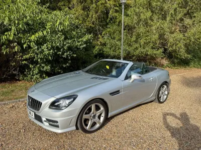 Used Mercedes SLK350 AMG 2014 Silver Cabriolet