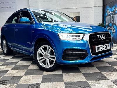 Blue Used 2016 Audi Q3 S-Line SUV | £13,495 (Fair price)