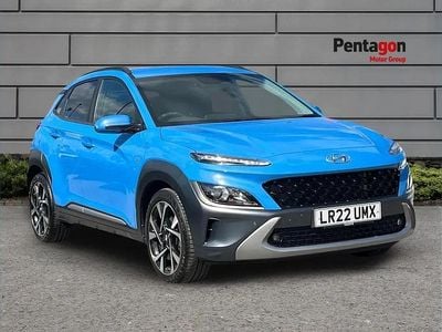 Second-hand Hyundai Kona Premium 120 CP (88 kW) 2022 Albastru SUV