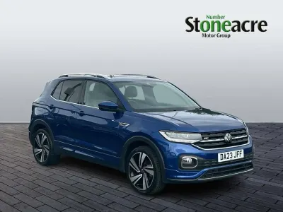 Used VW T-Cross R-line 110 HP (80 kW) 2023 Blue SUV