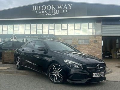 Used Mercedes CLA180 AMG line 122 HP (89 kW) 2018 Black Sedan