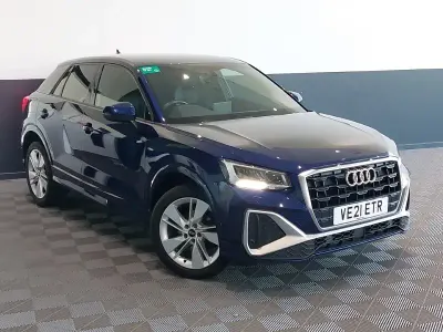 Used Audi Q2 S-Line 150 HP (110 kW) 2021 Blue SUV
