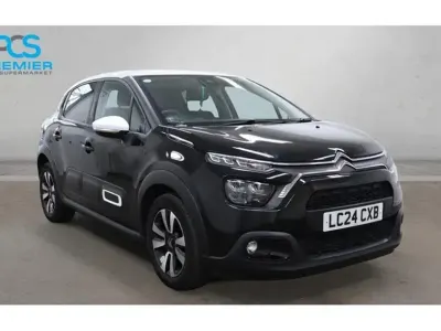 Used Citroën C3 PureTech 81 HP (59 kW) 2024 Black Hatchback