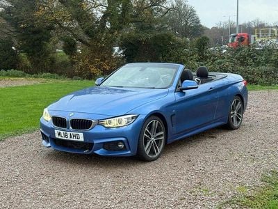 Blue Used 2018 BMW 420 M Sport Cabriolet | £12,995 (Fair price)