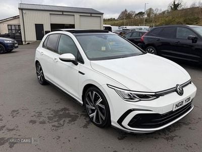 Used VW Golf VII R-line 150 HP (110 kW) 2021 White Hatchback