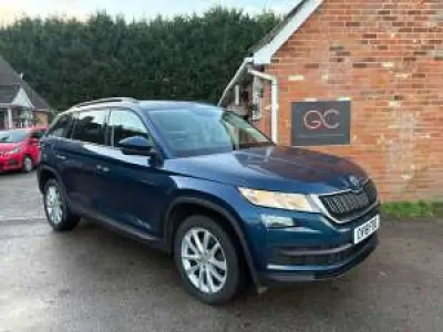 Used Skoda Kodiaq SE 150 HP (110 kW) 2018 Blue SUV