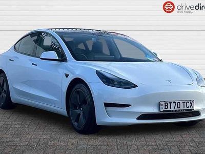 White Used 2020 Tesla Model 3 Standard Range Sedan | £15,750 (Fair price)