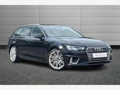 Used Audi A4 S-Line 245 HP (180 kW) 2019 Black Estate