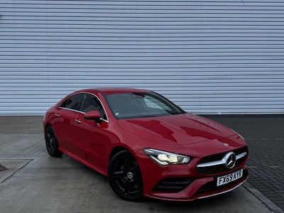 Used Mercedes CLA220 AMG line 190 HP (139 kW) 2019 Red Sedan