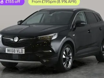 Used Vauxhall Grandland X Sport 131 HP (96 kW) 2018 Black SUV