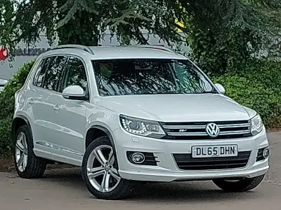 Used VW Tiguan R-line Edition 150 HP (110 kW) 2015 White SUV