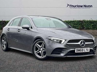 Used Mercedes A180 AMG line 116 HP (85 kW) 2018 Grey Hatchback