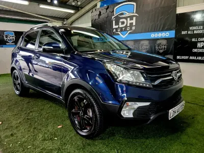 Used SsangYong Korando 178 HP (130 kW) 2018 Blue Estate