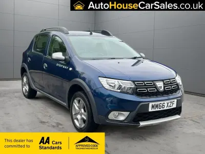 Begagnad Dacia Sandero Ambiance 90 HK (66 kW) 2017 Blå Halvkombi