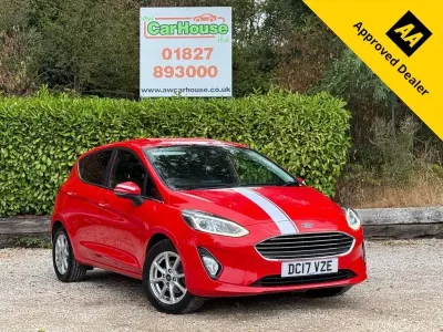 Used Ford Fiesta Zetec 100 HP (73 kW) 2017 Red Hatchback