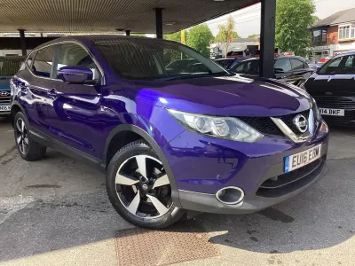 Used Nissan Qashqai N-Connecta 130 HP (95 kW) 2016 Blue SUV