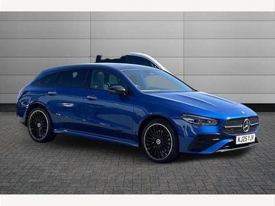 Used Mercedes CLA250e AMG Line Premium Plus 218 HP (160 kW) 2025 Blue Sedan