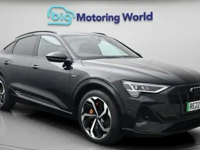 Used Audi e-tron Sportback Black Edition 230 kW (313 HP) 2022 Black SUV