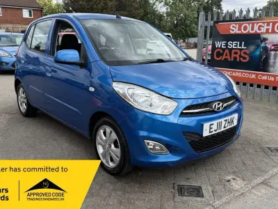 Begagnad Hyundai i10 Active 86 HK (63 kW) 2011 Blå Halvkombi