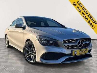 Used Mercedes CLA180 AMG line 122 HP (89 kW) 2018 Silver Sedan