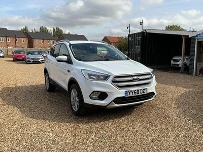 White Used 2018 Ford Kuga Zetec SUV | £10,795 (Fair price)