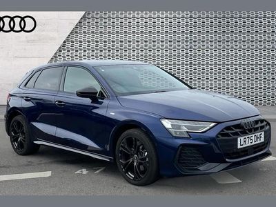 Used Audi A3 e-tron Black Edition 200 HP (147 kW) 2025 Blue Hatchback