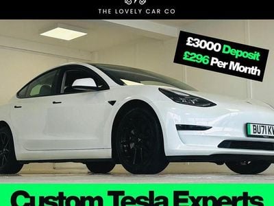 Used Tesla Model 3 Standard Range Plus 366 kW (498 HP) 2021 Sedan