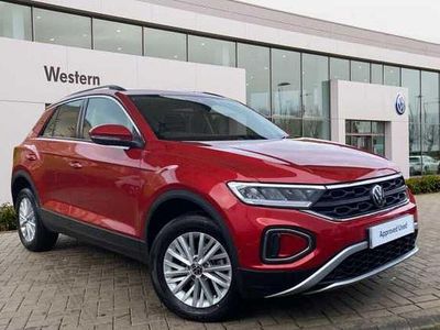 Red Used 2023 VW T-Roc Life SUV | £21,399 (Fair price)