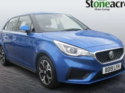 Used MG MG3 Excite 106 HP (77 kW) 2022 Blue Hatchback