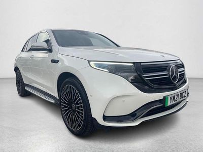 Used Mercedes EQC400 AMG Line Premium Plus 300 kW (408 HP) 2021 White SUV