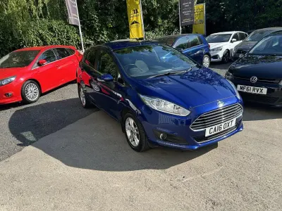 Used Ford Fiesta Zetec 82 HP (60 kW) 2016 Blue Hatchback