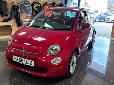 Used Fiat 500 Pop Star 69 HP (50 kW) 2016 Red Hatchback