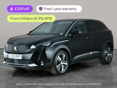 Used Peugeot 3008 Allure 131 HP (96 kW) 2022 Black SUV