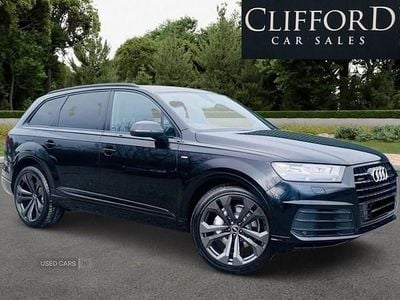 Used Audi Q7 S-Line 272 HP (200 kW) 2017 Black SUV