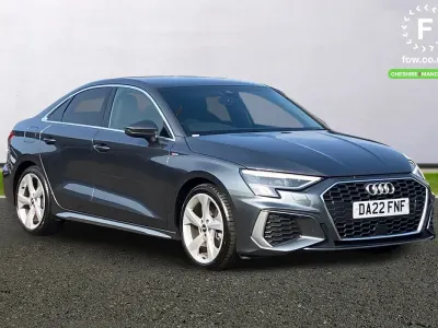 Used Audi A3 S-Line 150 HP (110 kW) 2022 Grey Sedan