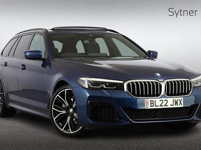 Blue Used 2022 BMW 520 M Sport Estate | £35,000