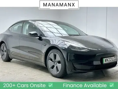 Usado Tesla Model 3 Standard Range 235 kW (320 HP) 2022 Preto Sedan