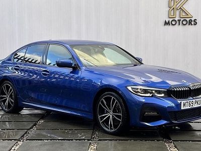 Blue Used 2019 BMW 330e M Sport Sedan | £17,500 (Fair price)