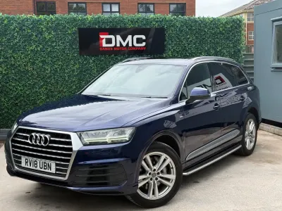 Usado Audi Q7 S-Line 2018 Azul SUV
