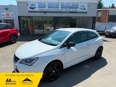 Used Seat Ibiza CUPRA 85 HP (62 kW) 2013 White Hatchback