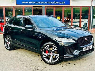 Black Used 2017 Jaguar F-Pace S SUV | £20,495 (Fair price)