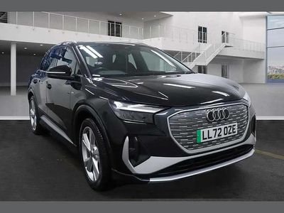 Black Used 2022 Audi Q4 e-tron S-Line SUV | £24,900 (Fair price)