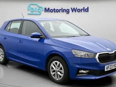 Used Skoda Fabia Comfort 110 HP (80 kW) 2023 Blue Hatchback