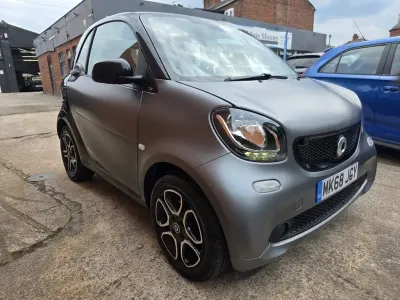 Begagnad Smart ForTwo Coupé Premium 71 HK (52 kW) 2018 Svart Sportkupé