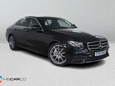 Used Mercedes E220 AMG line 194 HP (142 kW) 2019 Black Sedan